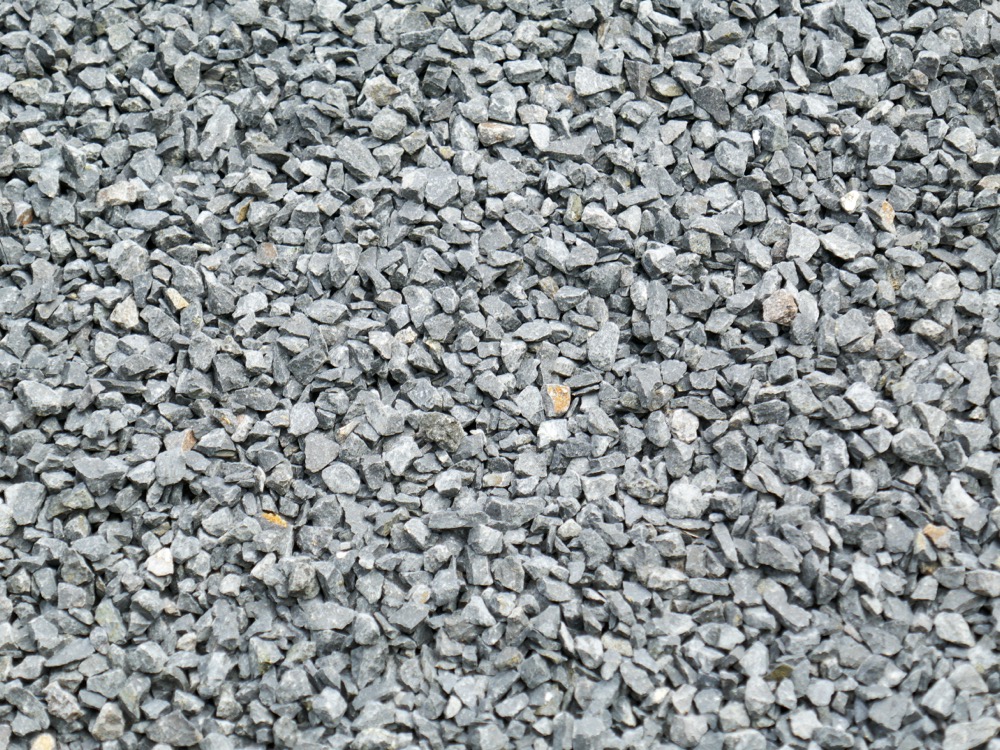 6 mm Metal aggregate stockpile